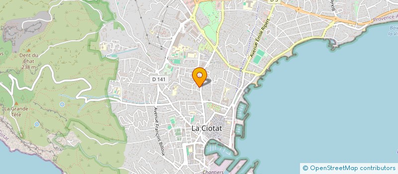 localisation de l'entreprise BK 2J  LA CIOTAT
