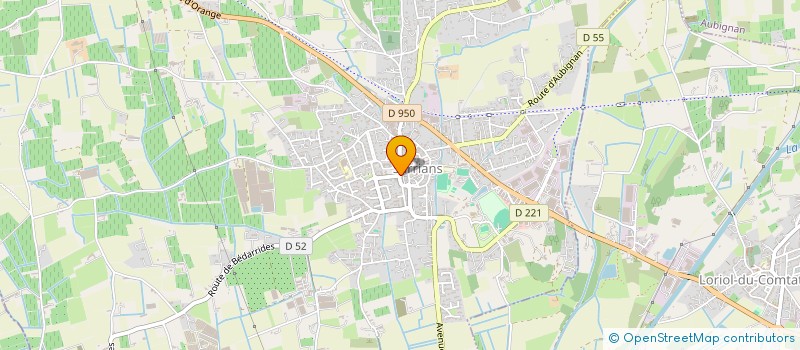 localisation de l'entreprise BK  SARRIANS