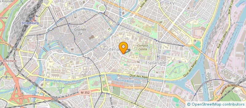 localisation de l'entreprise BK à STRASBOURG