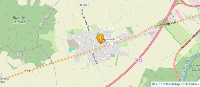 localisation de l'entreprise BK 83 à FONTAINE-NOTRE-DAME