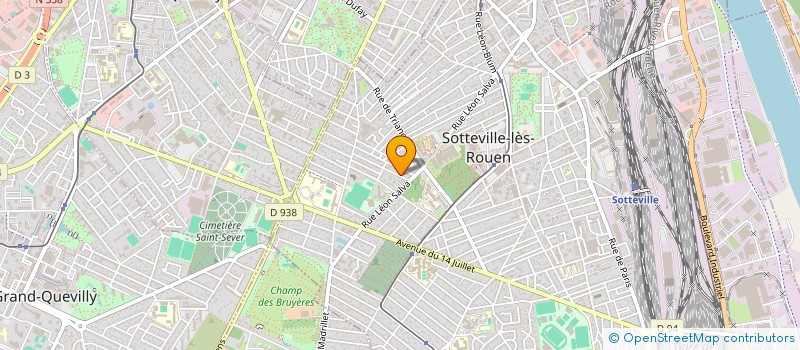 localisation de l'entreprise BK  SOTTEVILLE-LES-ROUEN