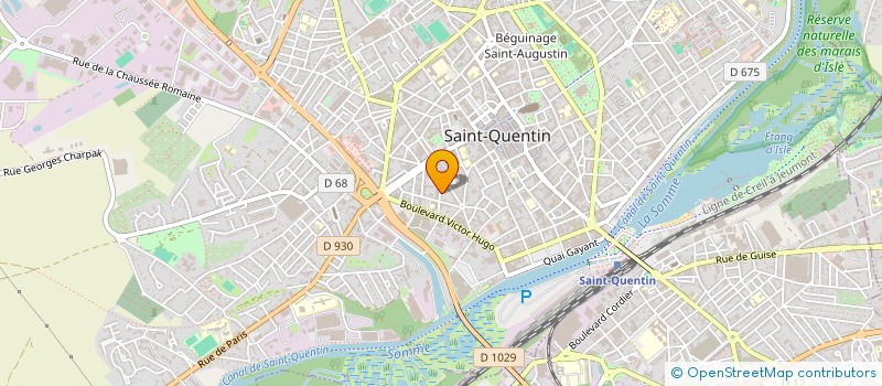 localisation de l'entreprise BK à SAINT-QUENTIN