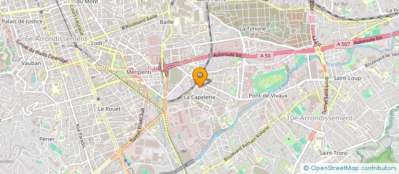 localisation de l'entreprise BK  MARSEILLE