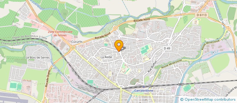 localisation de l'entreprise BK AGRICO à CARCASSONNE