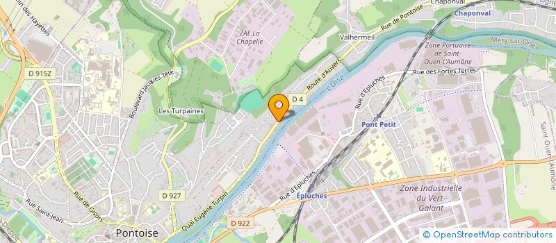 localisation de l'entreprise BK & ALI  PONTOISE