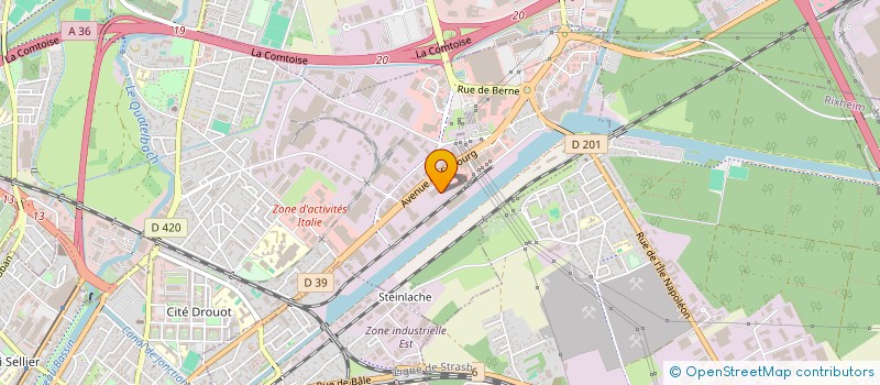 localisation de l'entreprise BK AMBITIONS  ILLZACH