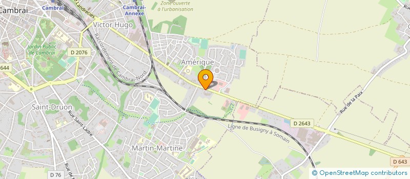 localisation de l'entreprise BK AUTO à CAMBRAI