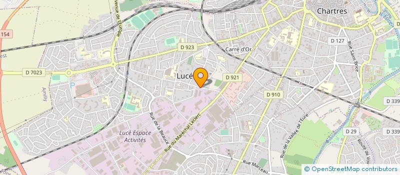 localisation de l'entreprise BK AUTOMOBILE à LUCE