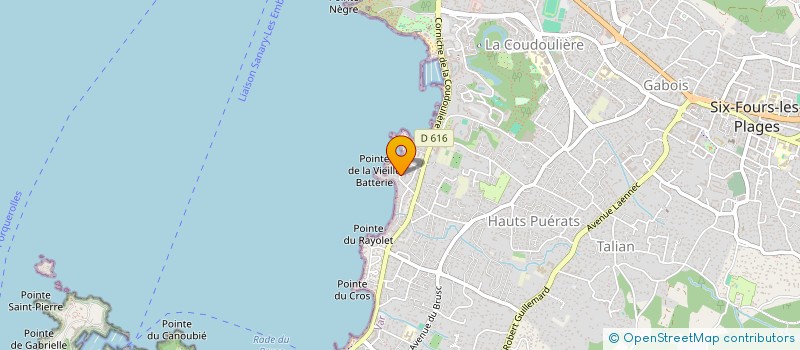 localisation de l'entreprise BK BLUEBIRD à SIX-FOURS-LES-PLAGES