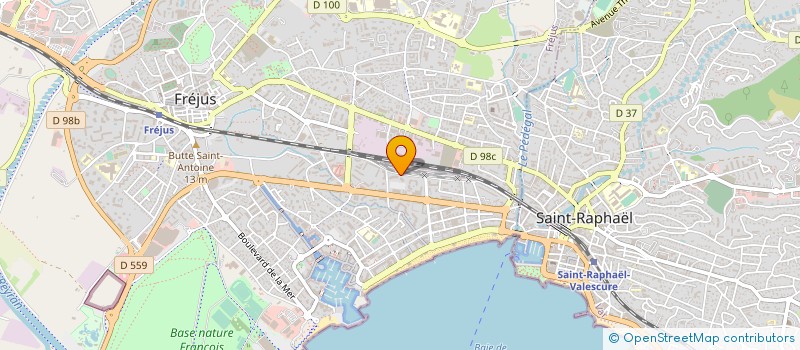 localisation de l'entreprise BK CLIM 83 à FREJUS