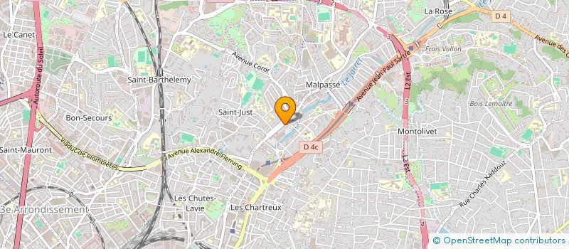 localisation de l'entreprise BK COIFFEUR à MARSEILLE