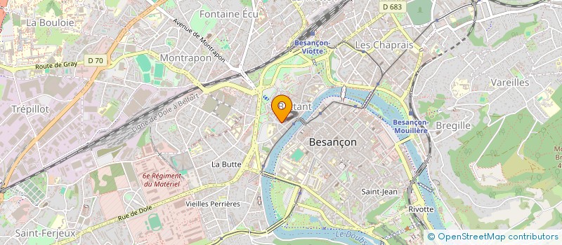 localisation de l'entreprise BK CONSEIL à BESANCON