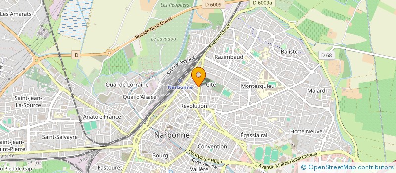 localisation de l'entreprise BK CONSTRUCTION à NARBONNE