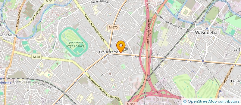 localisation de l'entreprise BK CONSULTING NORD à MARCQ-EN-BARŒUL