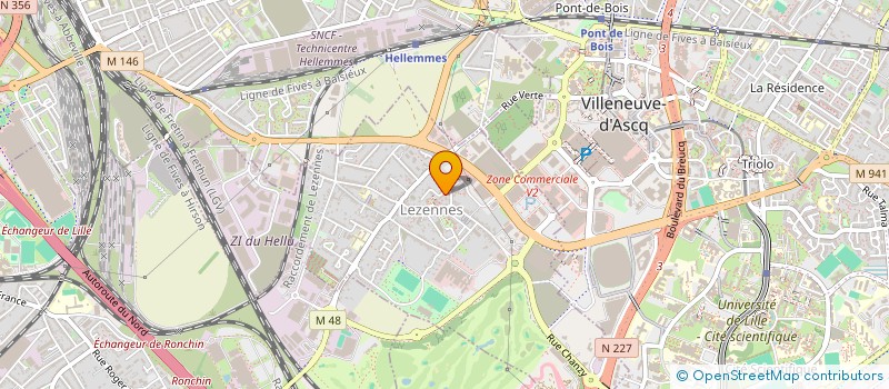 localisation de l'entreprise BK-DIAG-IMMO59  LEZENNES