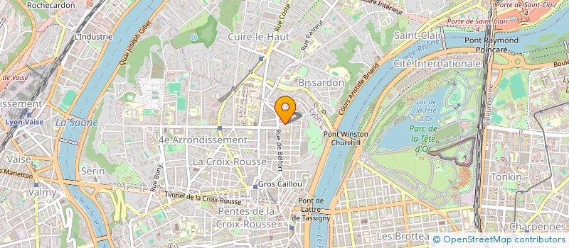 localisation de l'entreprise BK DIFFUSION à LYON 4EME