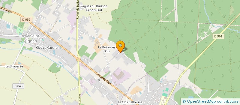 localisation de l'entreprise BK DU MARCHAIS à BRAY-SAINT-AIGNAN