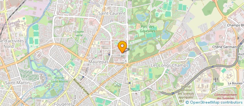 localisation de l'entreprise BK-ENGINEERING à RENNES