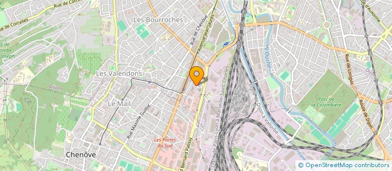 localisation de l'entreprise BK ENTREPOT à DIJON