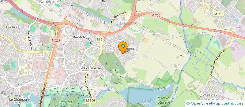 localisation de l'entreprise BK FIBRES à VILLENEUVE-D'ASCQ