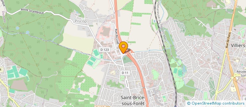 localisation de l'entreprise BK FITNESS SAINT-BRICE  SAINT-BRICE-SOUS-FORET