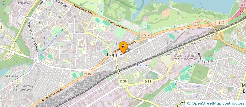 localisation de l'entreprise BK FOOD  TRAPPES