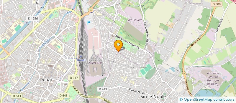 localisation de l'entreprise BK GROUPE  WAZIERS