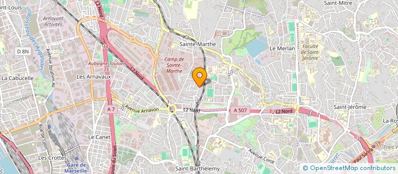 localisation de l'entreprise BK GROUPE à MARSEILLE
