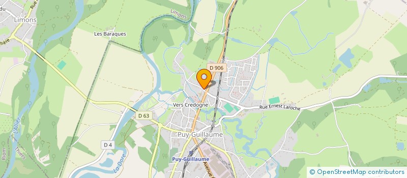 localisation de l'entreprise BK HOLDING  PUY-GUILLAUME