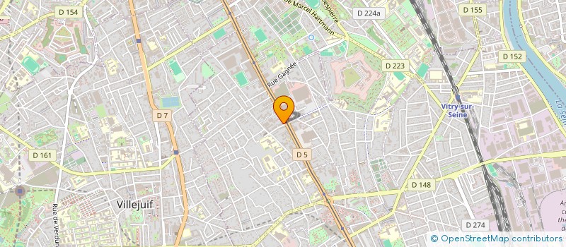 localisation de l'entreprise BK INVEST VITRY à VITRY-SUR-SEINE