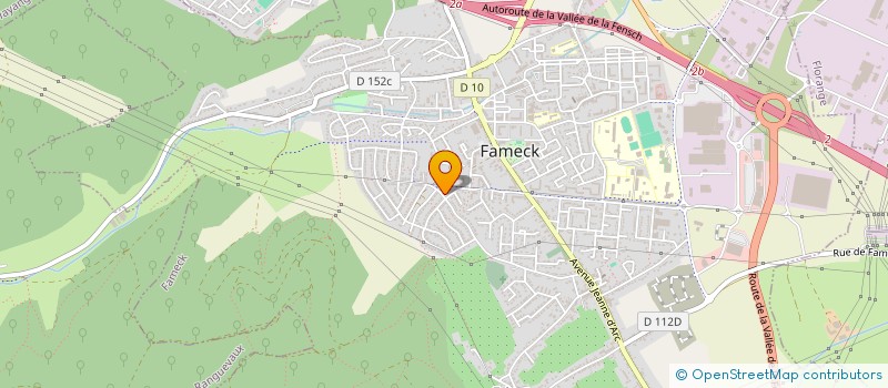 localisation de l'entreprise BK INVESTISSEMENTS  FAMECK