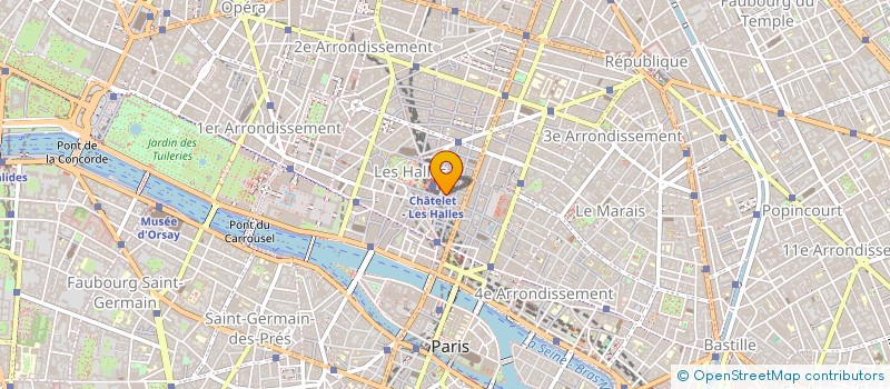 localisation de l'entreprise BK LESCOT  PARIS