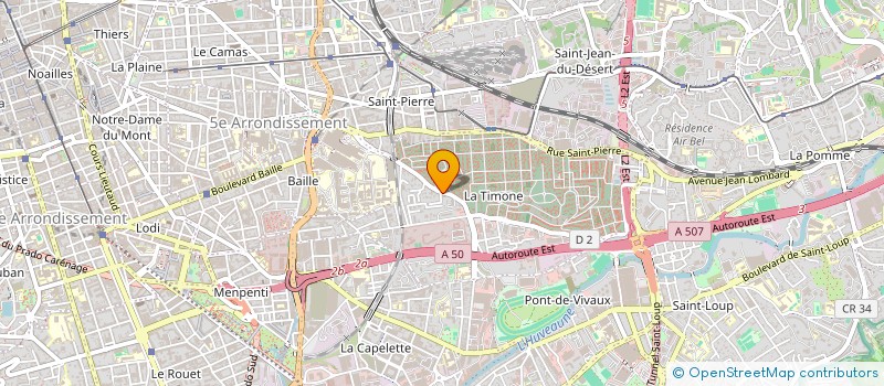 localisation de l'entreprise BK MARKETING à MARSEILLE