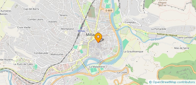 localisation de l'entreprise BK MENUISERIE & RENOVATION à MILLAU