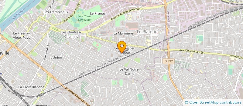 localisation de l'entreprise BK MENUISERIE SAS à SARTROUVILLE