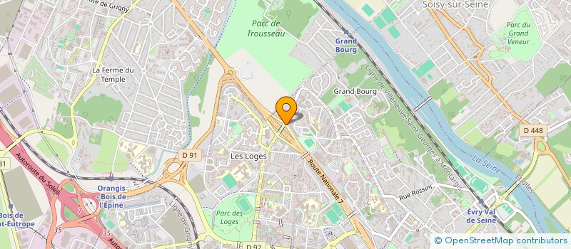localisation de l'entreprise BK MONTLHERY à MONTLHERY
