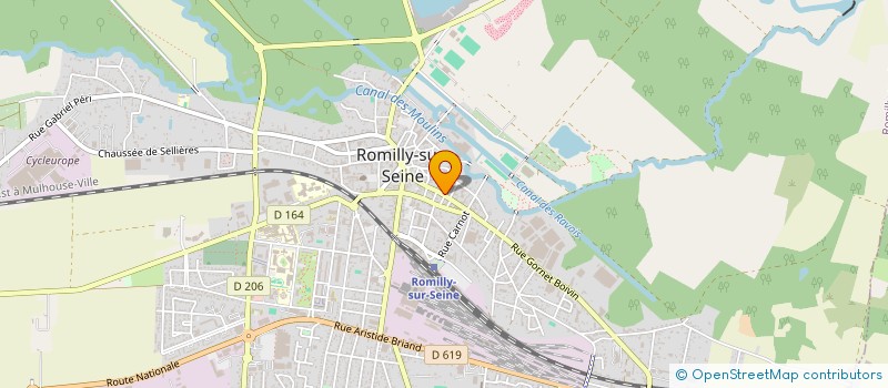 localisation de l'entreprise BK NAILS  ROMILLY-SUR-SEINE