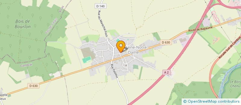 localisation de l'entreprise BK NOVEMBRE à ALBERT