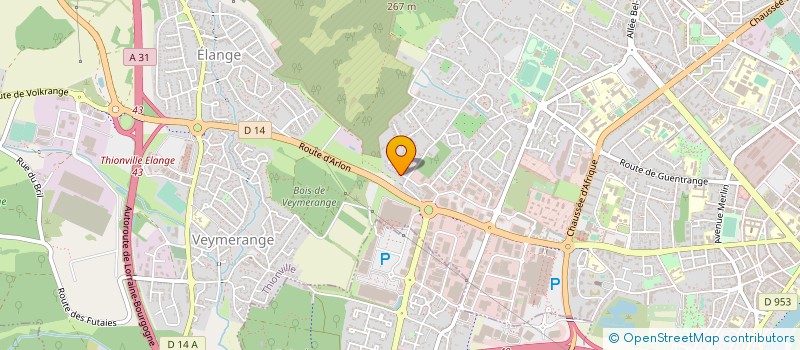 localisation de l'entreprise BK OPTIC  THIONVILLE