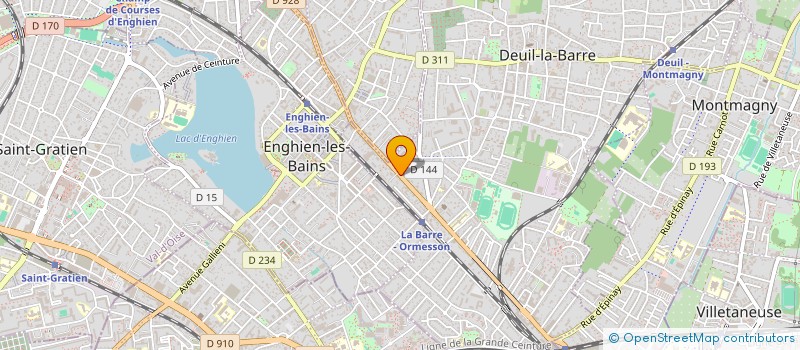 localisation de l'entreprise BK OPTIQUE  DEUIL-LA-BARRE