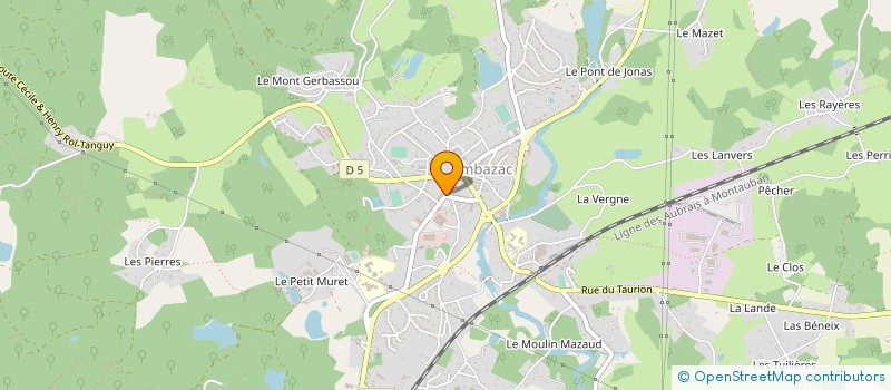 localisation de l'entreprise BK'ORDONNERIE  AMBAZAC