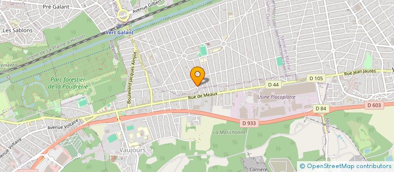 localisation de l'entreprise BK PLAYERS AGENCY à TREMBLAY-EN-FRANCE