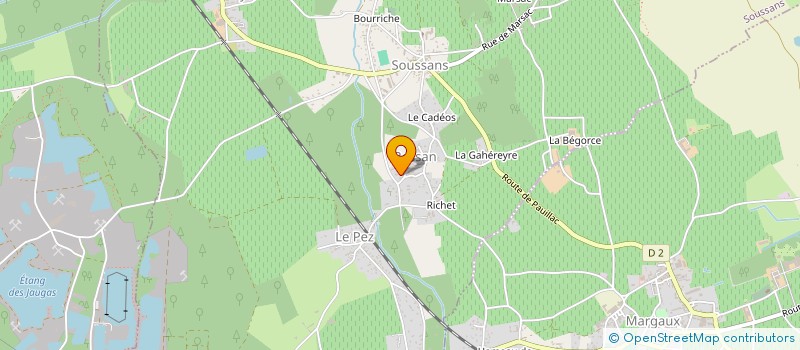 localisation de l'entreprise BK PNEUS 33  MACAU