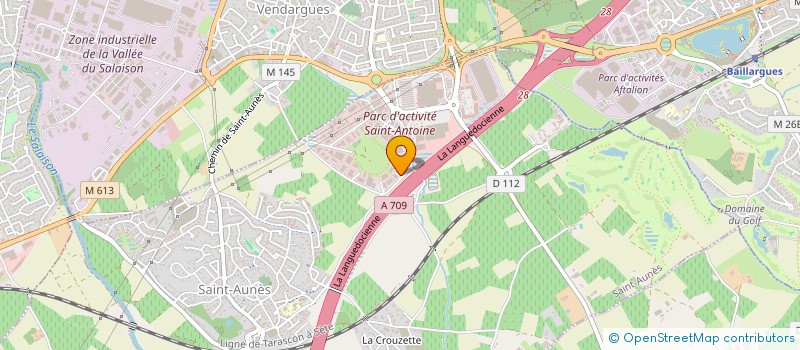 localisation de l'entreprise BK PRO à SAINT-AUNES