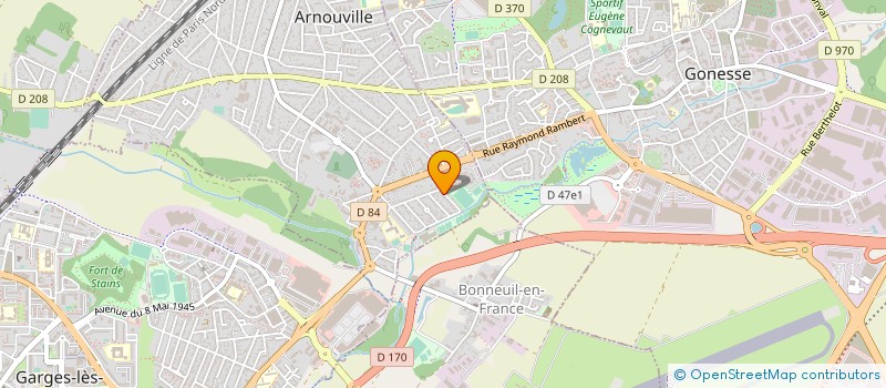 localisation de l'entreprise BK PRO ETANCHEITE  ARNOUVILLE