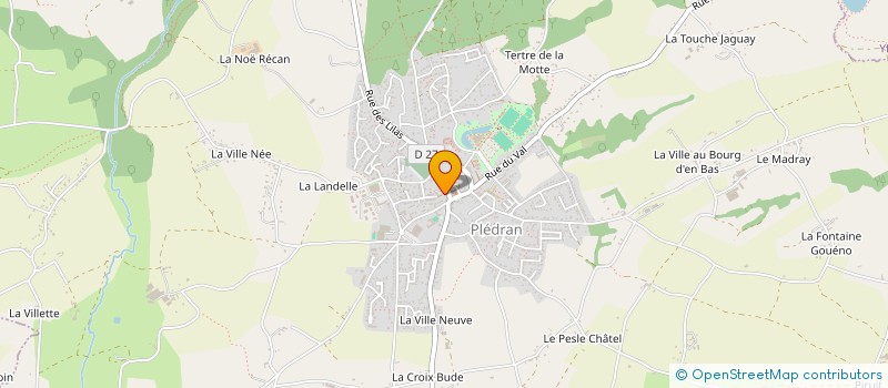 localisation de l'entreprise BK RAVALEMENT à PLEDRAN