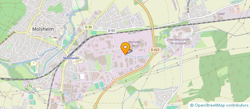 localisation de l'entreprise BK RENOVATION  MOLSHEIM