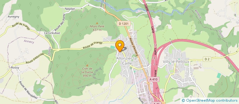 localisation de l'entreprise BK RENOVATION  ALLONZIER-LA-CAILLE