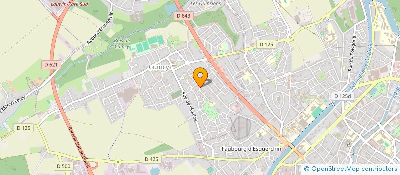 localisation de l'entreprise BK RENOVELEC  CUINCY