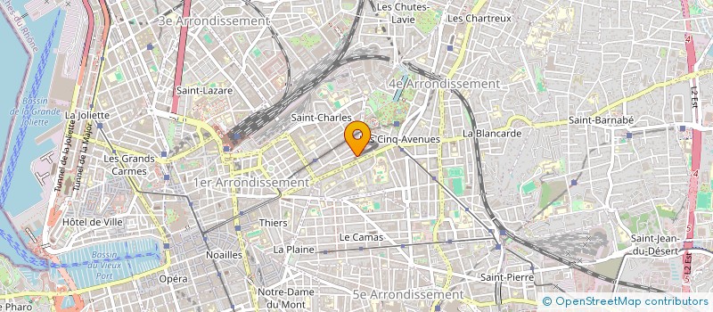 localisation de l'entreprise BK SERVICES à MARSEILLE